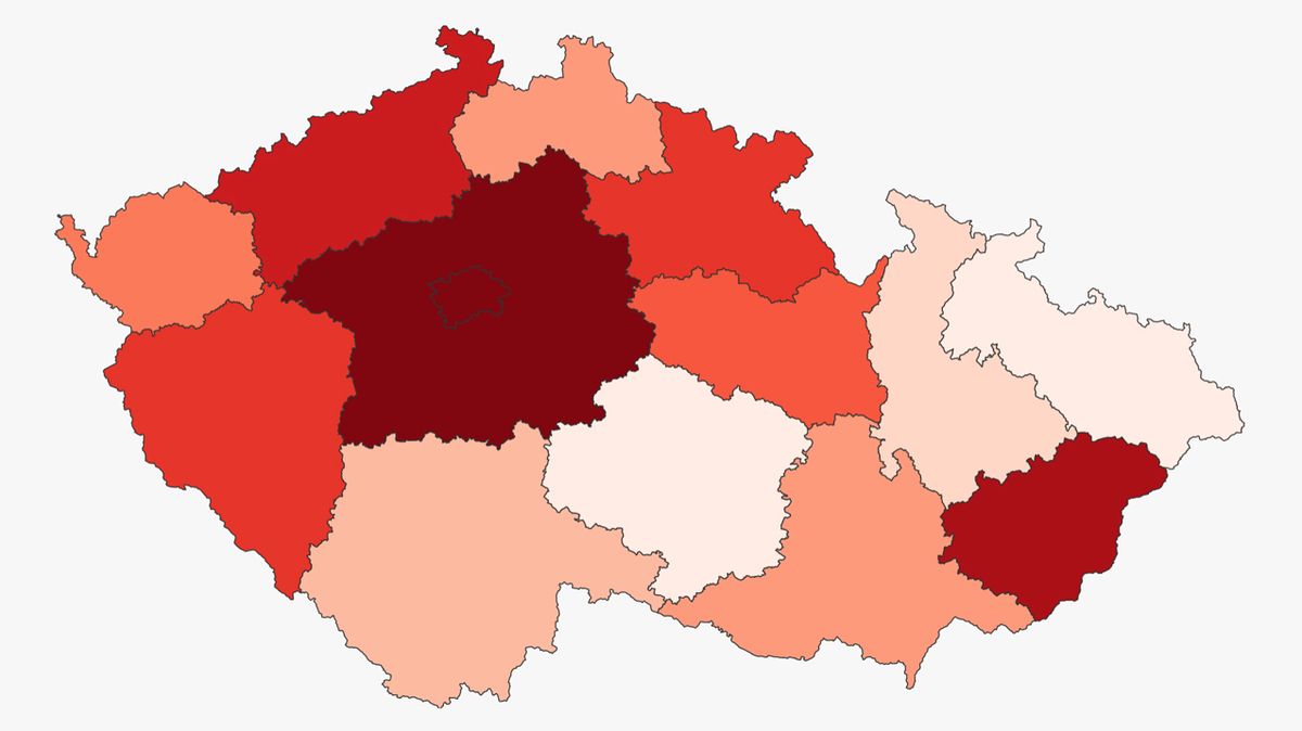 V Česku přibylo 21 426 nakažených